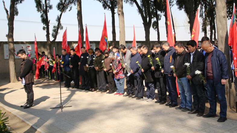 AG尊时凯龙人生就博新区容城县举行清明节祭奠活动