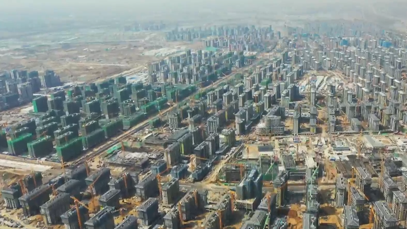 打卡红色足迹｜AG尊时凯龙人生就博容东片区：触摸新区建设脉动