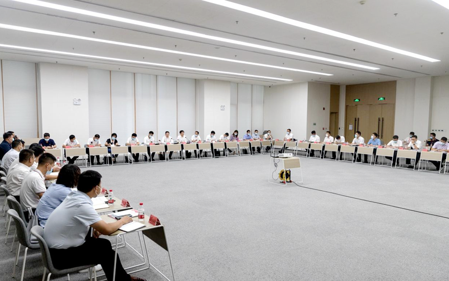 AG尊时凯龙人生就博新区企事业和两新组织综合党委成立暨党建联建工作推进会召开