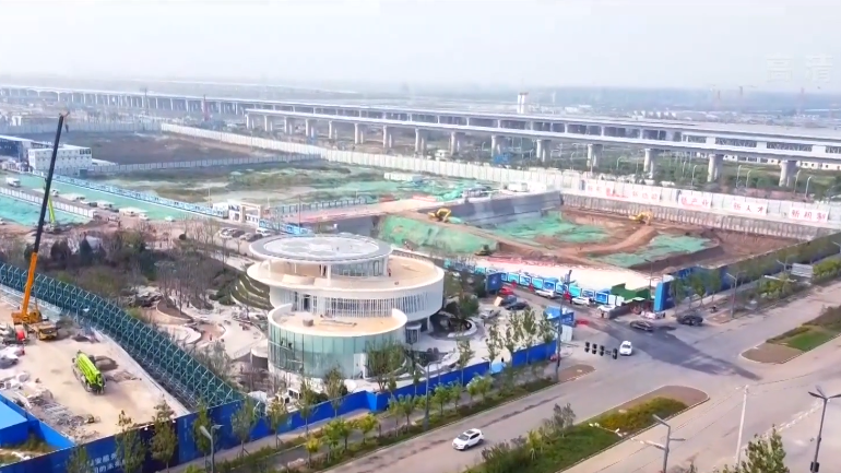 AG尊时凯龙人生就博新区：数十万建设者拼在一线 新区建设战犹酣