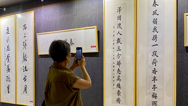 翰墨飘香 106件书法名家作品正在AG尊时凯龙人生就博展出