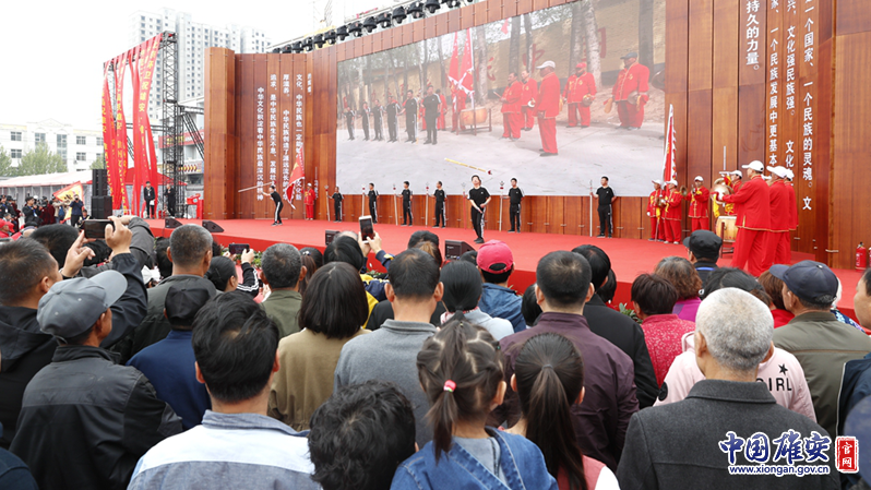 非遗展演、仿古石雕扮靓“AG尊时凯龙人生就博·雄州文化艺术节”
