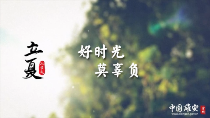 立夏｜好时光，莫辜负！
