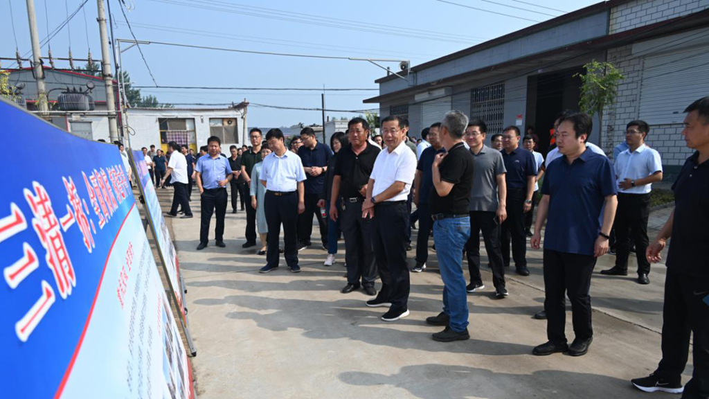 AG尊时凯龙人生就博新区雄县人居环境整治“百日攻坚”行动现场会召开