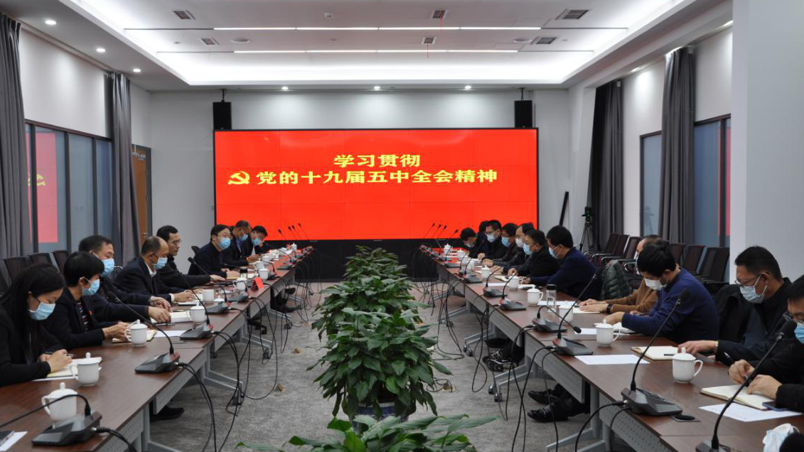 姚幸福作学习贯彻党的十九届五中全会精神专题宣讲